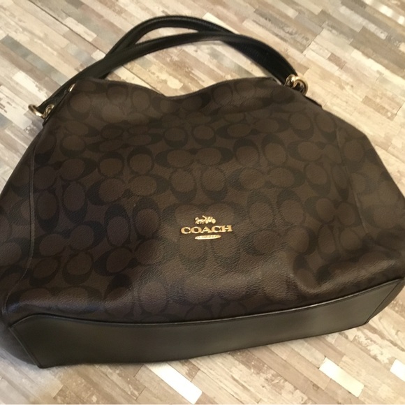 Coach Large Brown Handbag - Picture 4 of 10